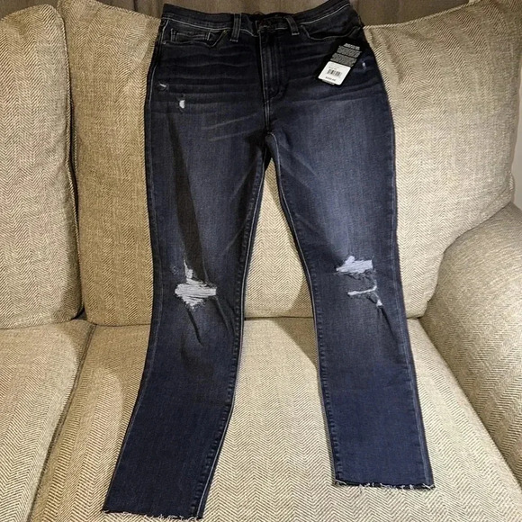 Hudson Jeans Denim - NWT HUDSON BLACK BARBARA SUPER SKINNY JEANS SIZE 27 STYLE WHAR407DRC